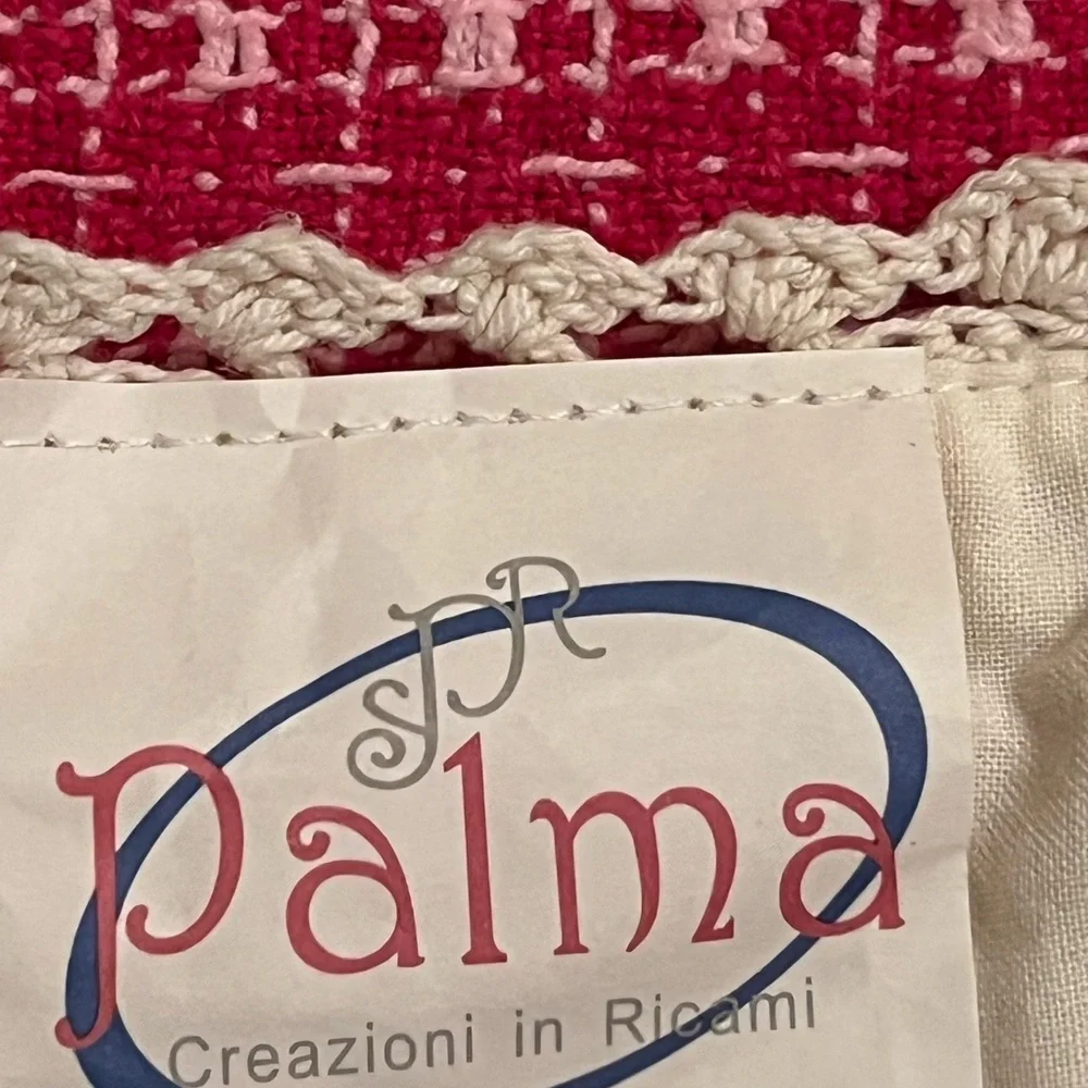 Vintage Italian Hand knitted pillow shams (2)